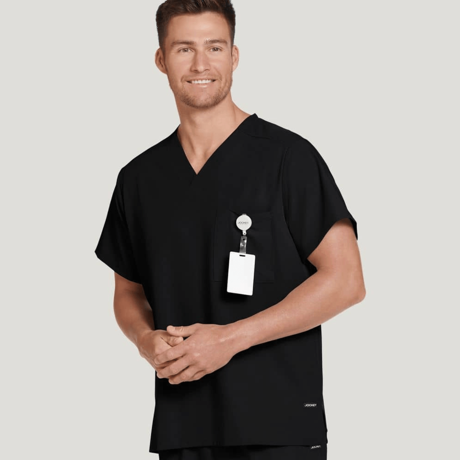 JOCKEY Classic Unisex One Pocket Stretch Scrub Top - 220087