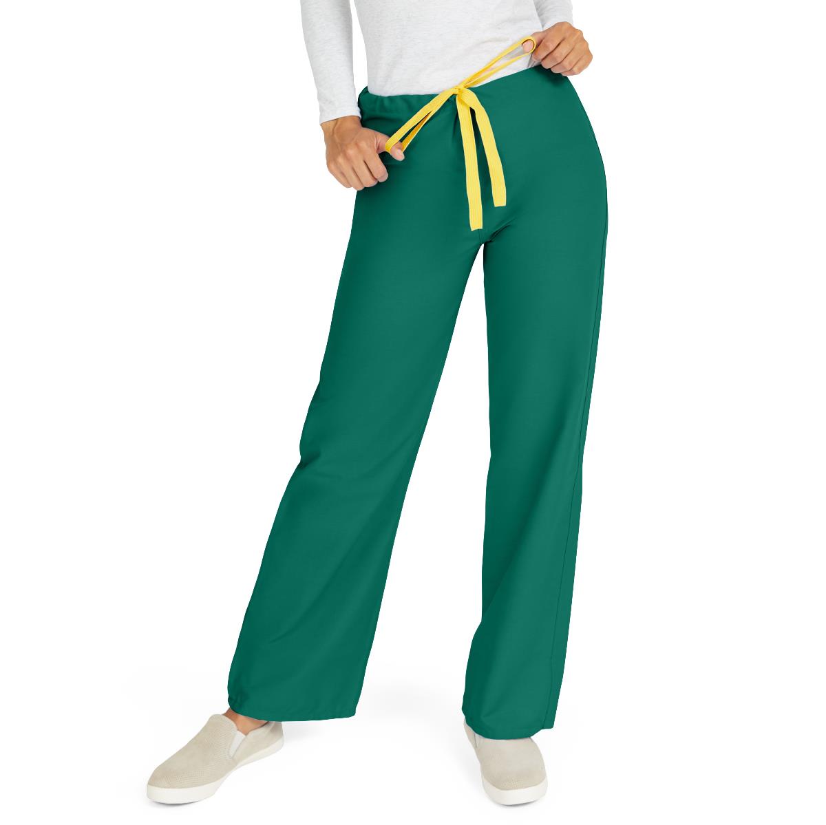 MEDLINE AngelStat Unisex Reversible Drawstring 1-Pocket Scrub Pants - 600