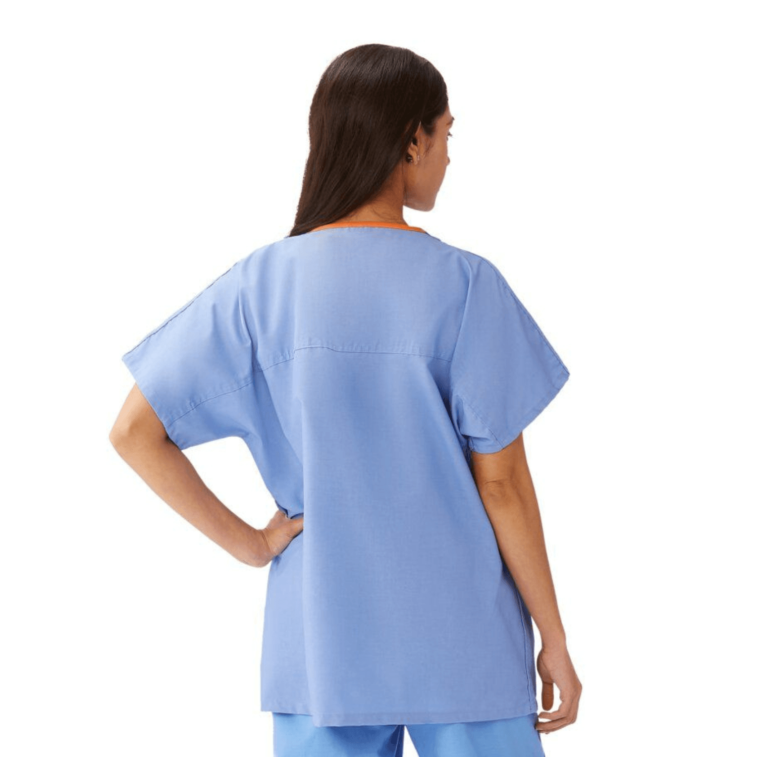 MEDLINE CottonCare Unisex 100% Cotton Reversible V-Neck Top - 6580