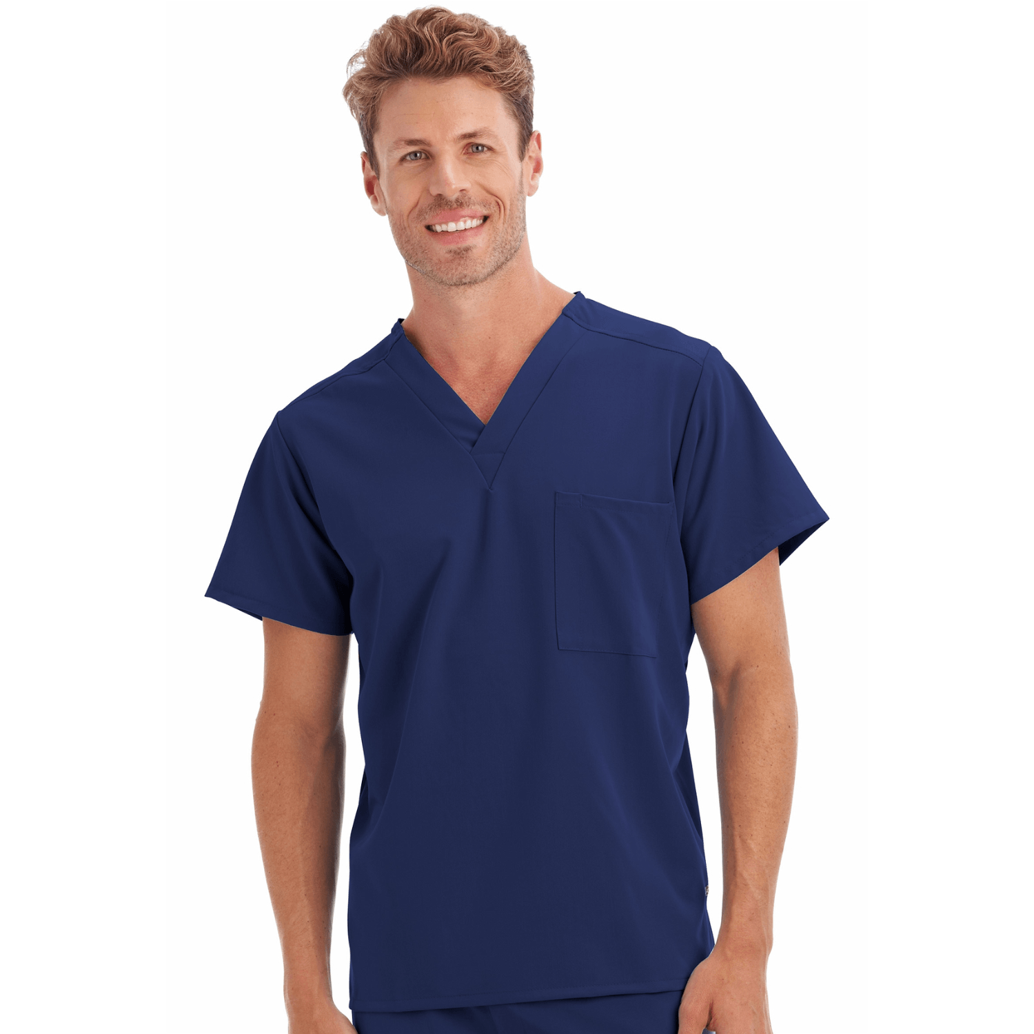 JOCKEY Unisex One Pocket Stretch Scrub Top - 2200