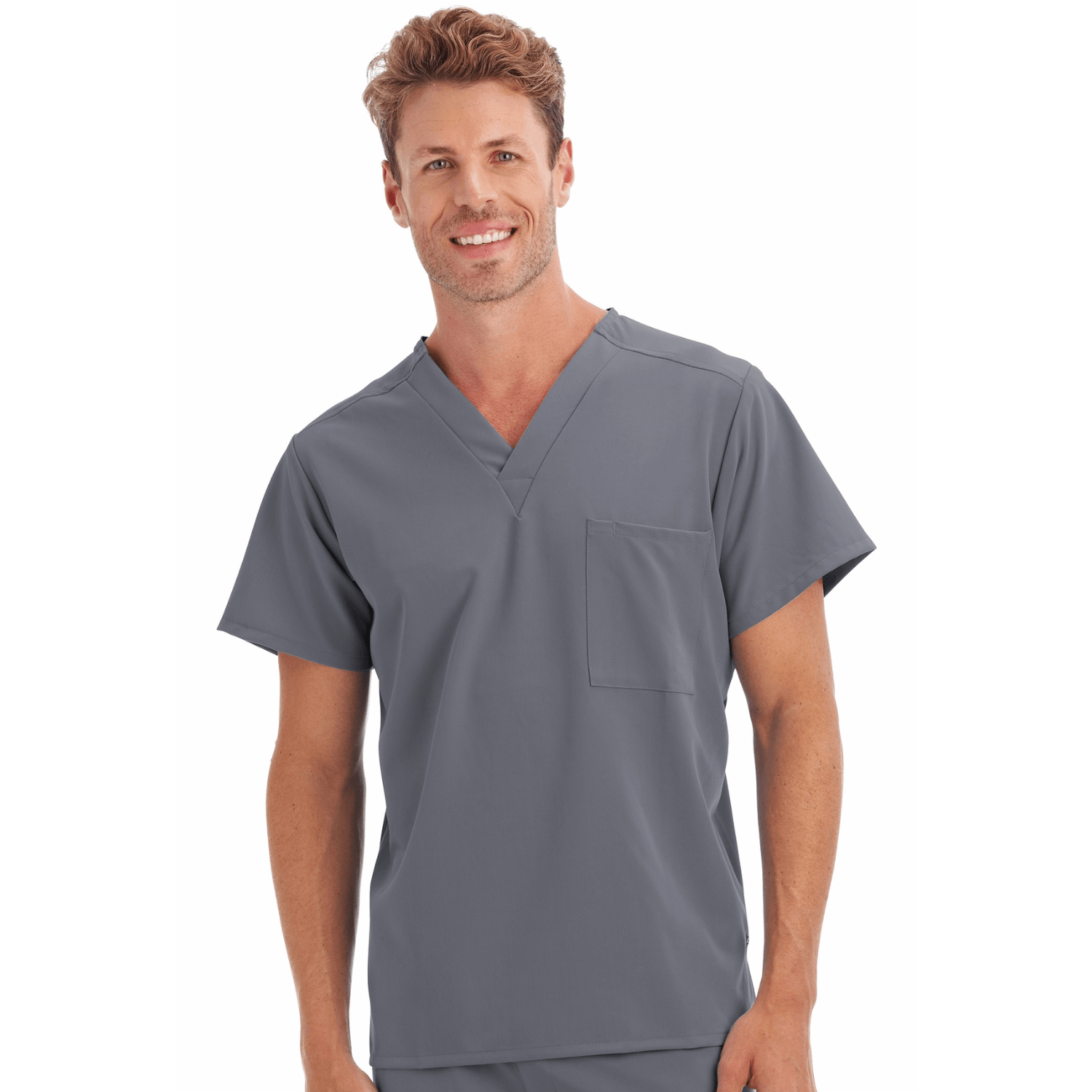 JOCKEY Unisex One Pocket Stretch Scrub Top - 2200