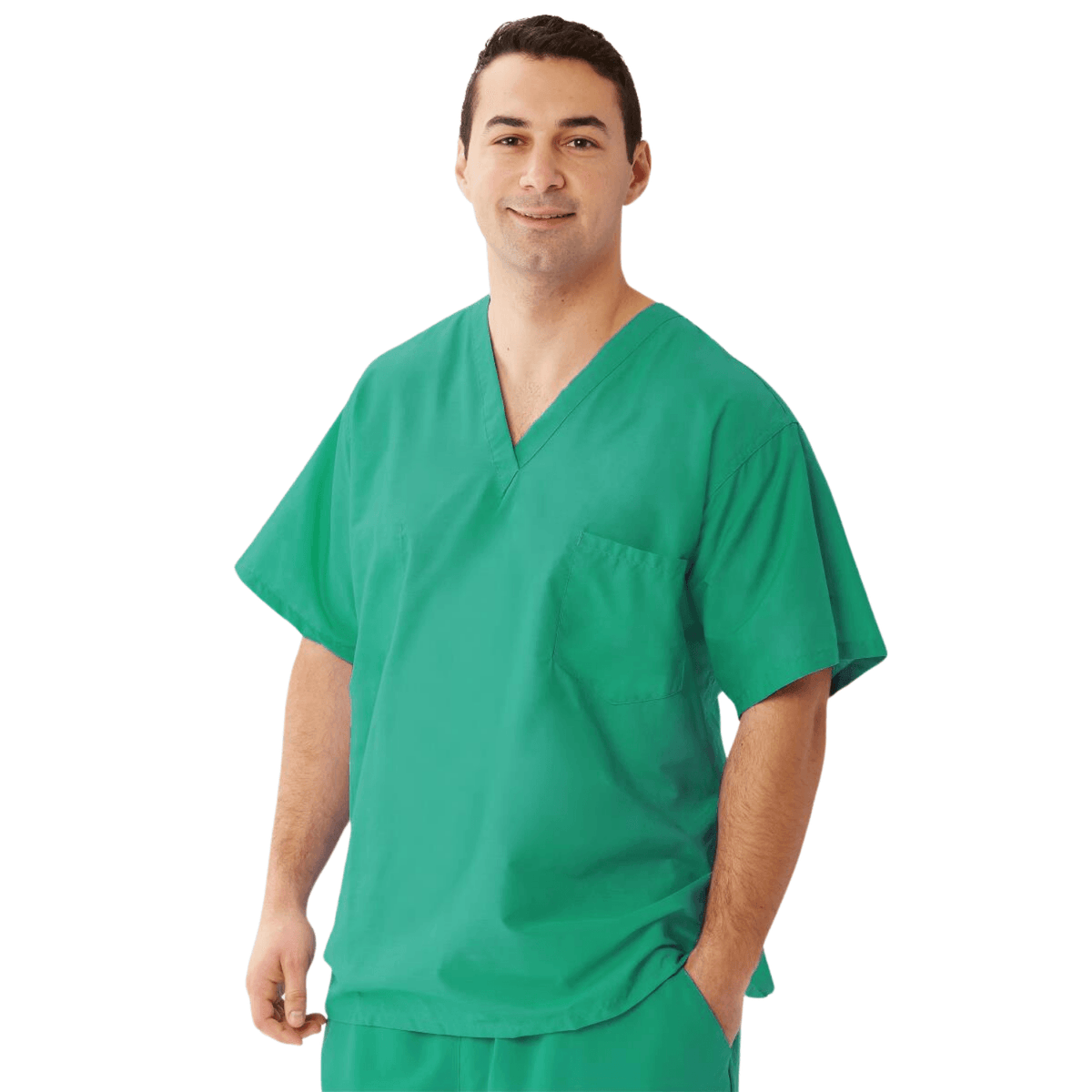 MEDLINE Encore Unisex Reversible V-Neck 1-Pocket Scrub Top - 710 - Fine Scrubs