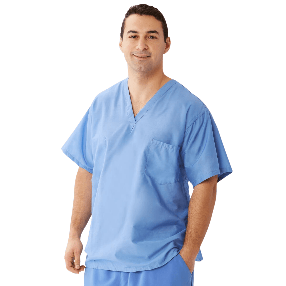 MEDLINE Encore Unisex Reversible V-Neck 1-Pocket Scrub Top - 710 - Fine Scrubs