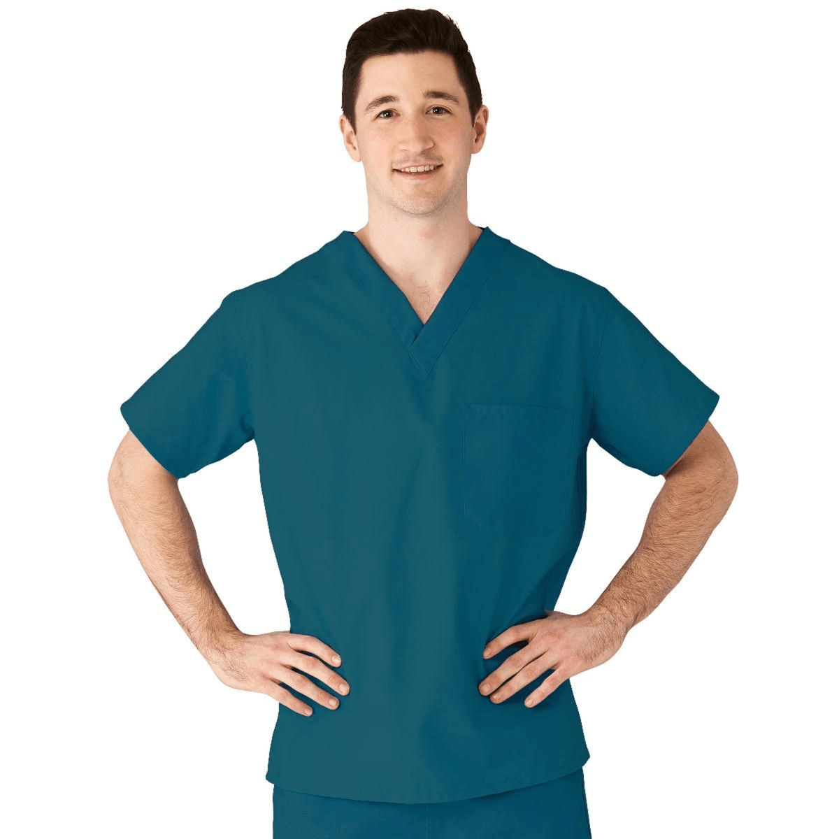 MEDLINE AngelStat Unisex Reversible Scrub Top And Pants Set - 600/610 - Fine Scrubs