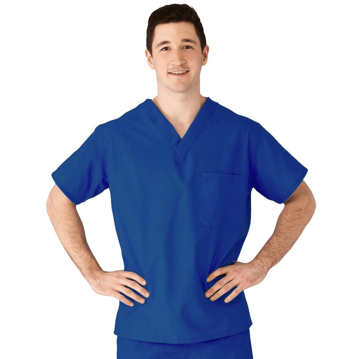 MEDLINE AngelStat Unisex Reversible Scrub Top And Pants Set - 600/610 - Fine Scrubs