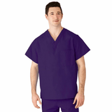 MEDLINE Angelstat Unisex Reversible V-Neck 1-Pocket Scrub Top - 610 — thumbnail 9