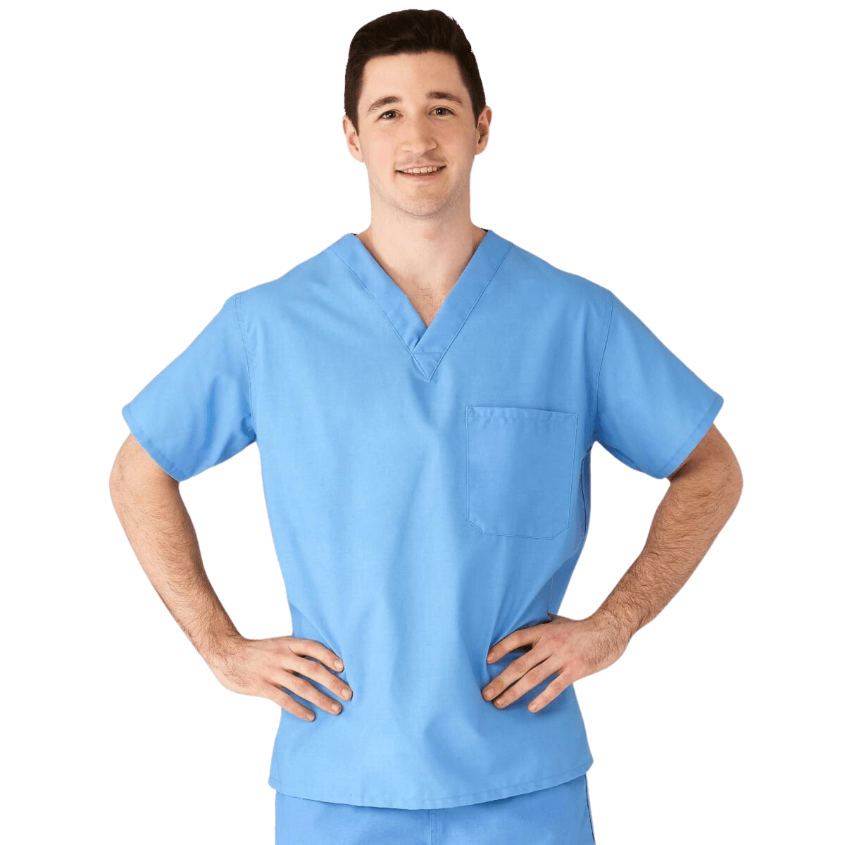 MEDLINE AngelStat Unisex Reversible Scrub Top And Pants Set - 600/610 - Fine Scrubs