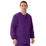 MEDLINE AngelStat Unisex Snap-Front Warm-Up Scrub Jacket - 849 — thumbnail 11