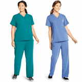 JOCKEY Unisex One Pocket Stretch Scrub Top - 2200 — thumbnail 2