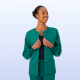 FUNDAMENTALS Ladies 28″ Warm-Up Jacket - 14740 — thumbnail 1