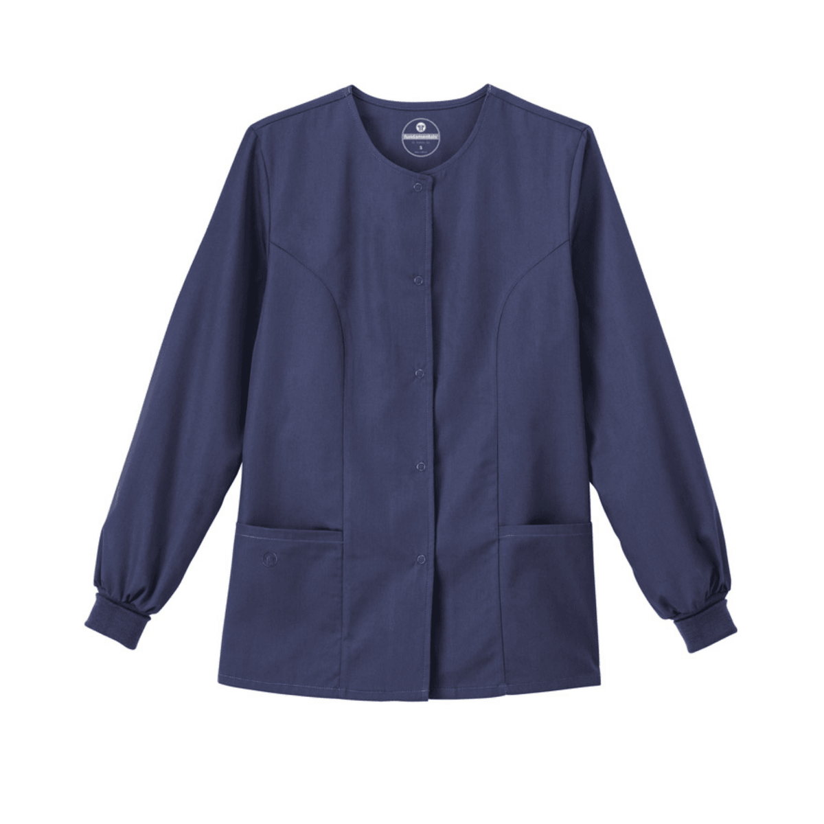 FUNDAMENTALS Ladies 28″ Warm-Up Jacket - 14740 - Fine Scrubs