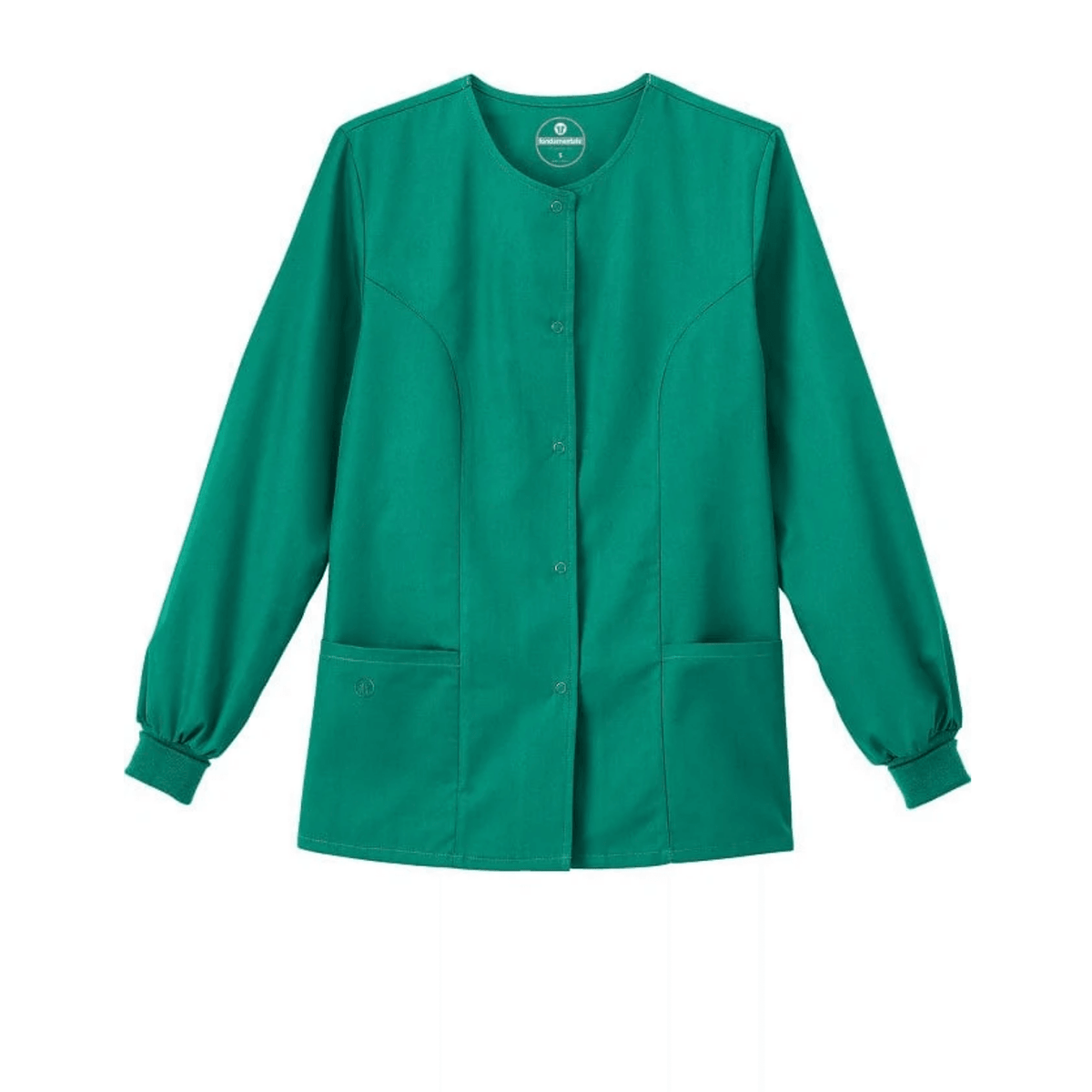 FUNDAMENTALS Ladies 28″ Warm-Up Jacket - 14740 - Fine Scrubs