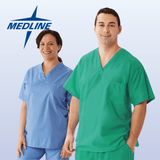 MEDLINE Encore Unisex Reversible V-Neck 1-Pocket Scrub Top - 710 — thumbnail 1