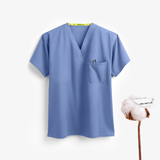 FASHION SEAL Unisex 100% Cotton Reversible Scrub Top — thumbnail 4