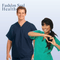 FASHION SEAL FashionBlend Unisex Reversible Set-In Sleeve Scrub Top - Fine Scrubs