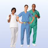 FASHION SEAL 100% Cotton Unisex Reversible Pants and Top Scrubs Set — thumbnail 1