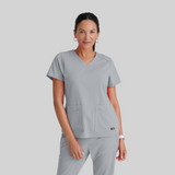GREY'S ANATOMY STRETCH Emma Top - 4 Pocket Scrub Top - PLUS GRST011X — thumbnail 11