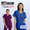 GREY'S ANATOMY STRETCH Emma Top - 4 Pocket Scrub Top - REGULAR GRST011