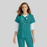 GREY'S ANATOMY STRETCH Emma Top - 4 Pocket Scrub Top - PLUS GRST011X — thumbnail 16