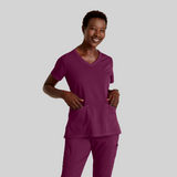 GREY'S ANATOMY STRETCH Serena Top - Women's V-Neck Antimicrobial Scrub Top - REGULAR GRST045 — thumbnail 14