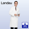LANDAU Men's 3-Pocket Full-Length White Lab Coat - 3138 - Fine Scrubs