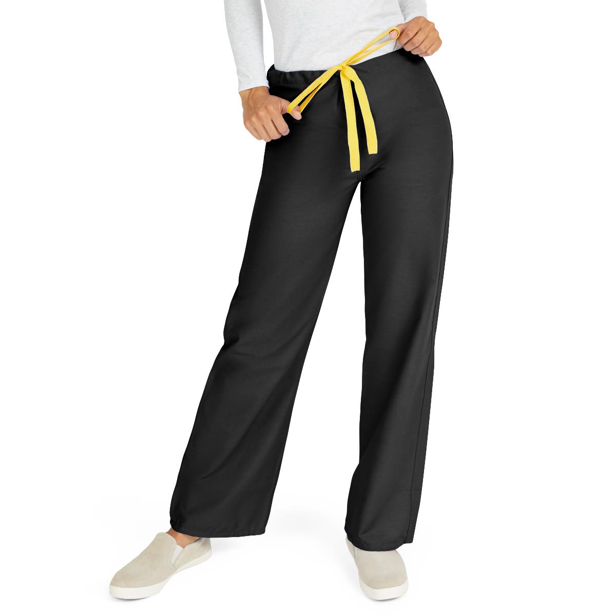 MEDLINE AngelStat Unisex Reversible Drawstring 1-Pocket Scrub Pants - 600 - Fine Scrubs