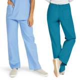 MEDLINE AngelStat Unisex Reversible Drawstring 1-Pocket Scrub Pants - 600 — thumbnail 2