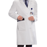 META Labwear 40" Men's Knot Button iPad Lab Coat - 762 — thumbnail 4