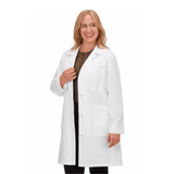 META Labwear 38" Women's Knot Button iPad Lab Coat - 763 — thumbnail 3