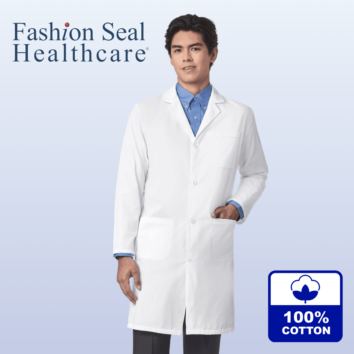 FASHION SEAL 39" Men's Lab Coat - 499