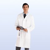 META Labwear 40" Men's Knot Button iPad Lab Coat - 762 — thumbnail 1