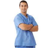 MEDLINE Encore Unisex Reversible V-Neck 1-Pocket Scrub Top - 710 — thumbnail 3