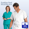 FASHION SEAL Unisex 100% Cotton Reversible Scrub Top - Fine Scrubs